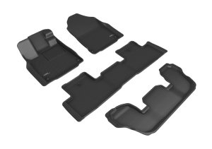 Acura MDX Floor Mats - 3D MAXpider - Kagu - Black - `22-`24